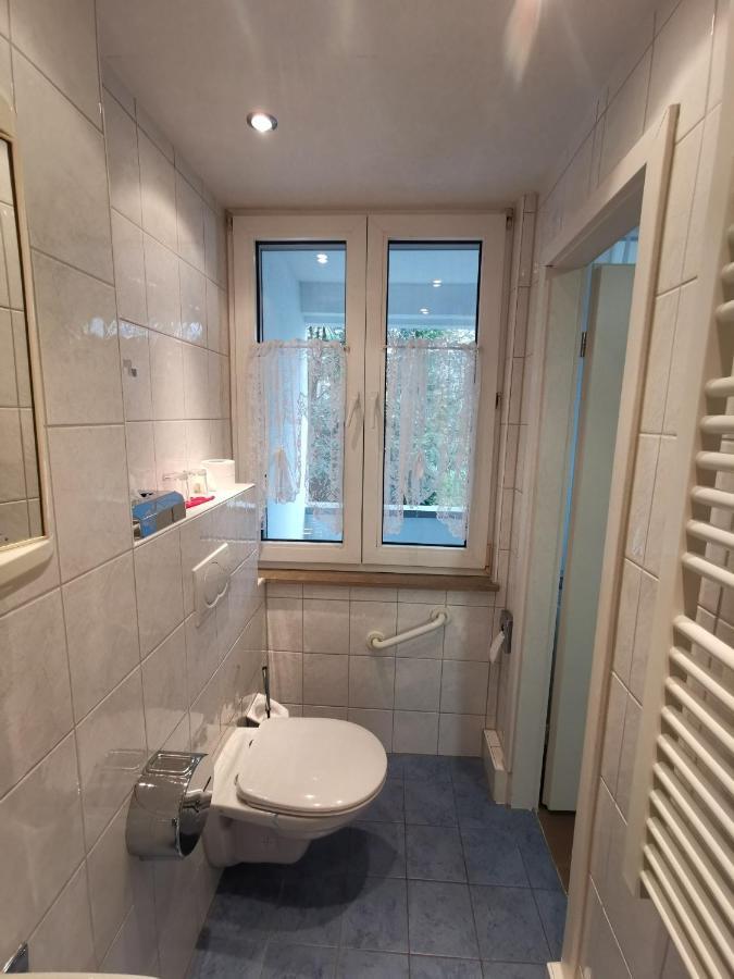 Hotel Pension Wiesenau Salzhausen المظهر الخارجي الصورة