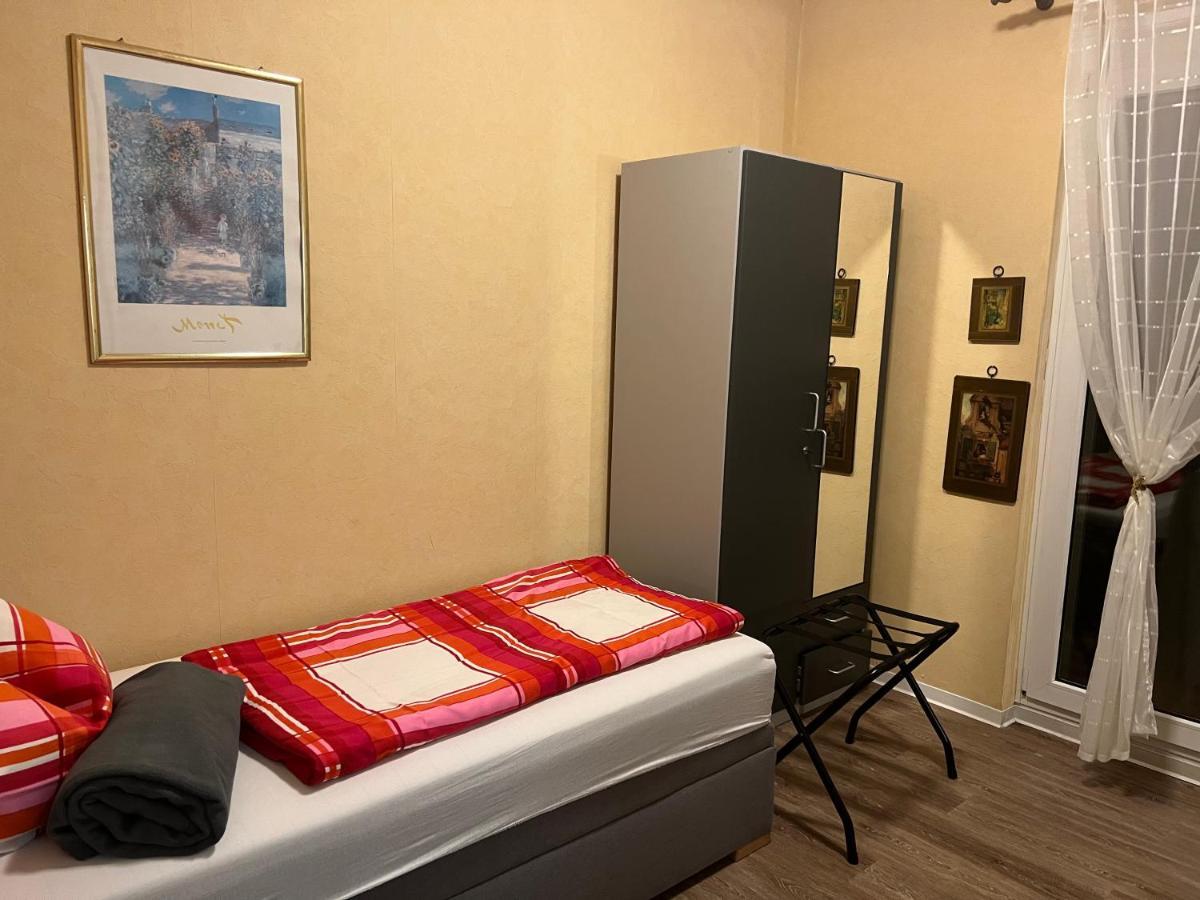 Hotel Pension Wiesenau Salzhausen المظهر الخارجي الصورة