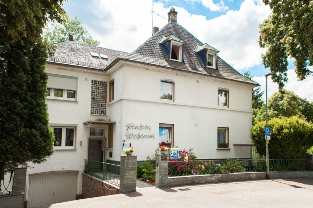 Hotel Pension Wiesenau Salzhausen المظهر الخارجي الصورة