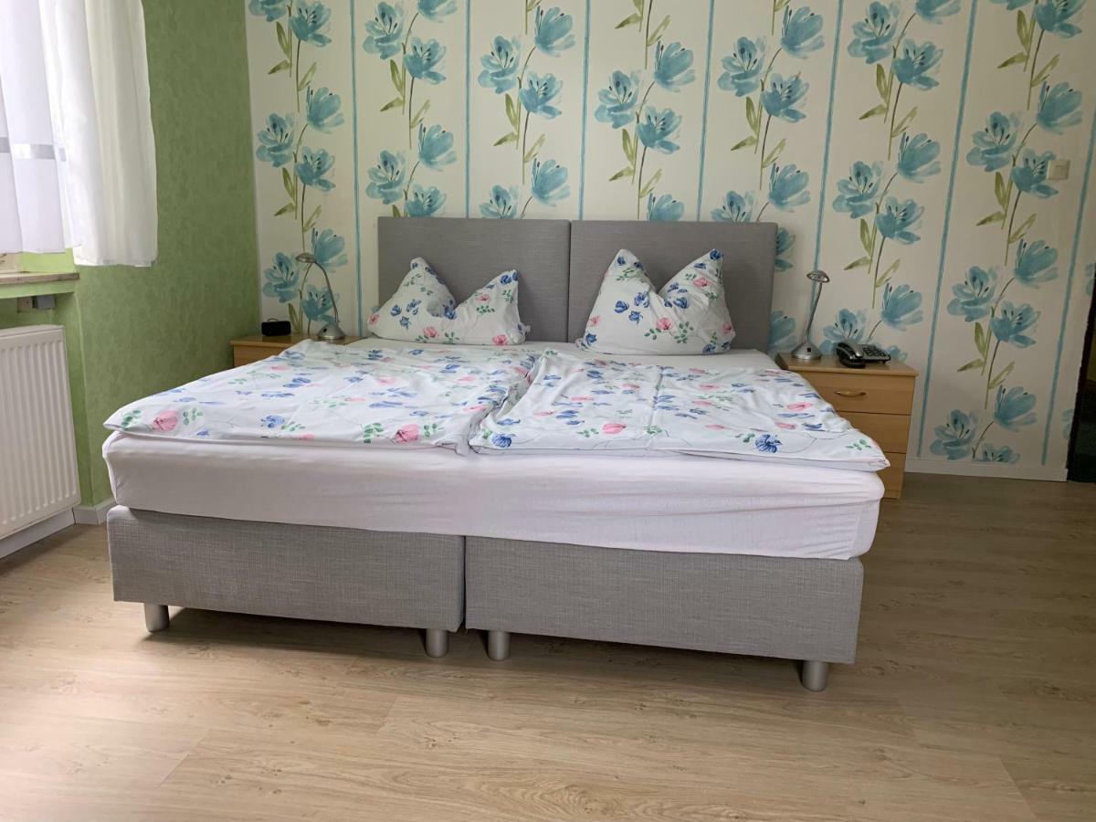 Hotel Pension Wiesenau Salzhausen المظهر الخارجي الصورة